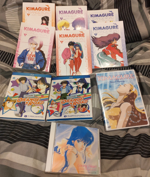 My manga and discs