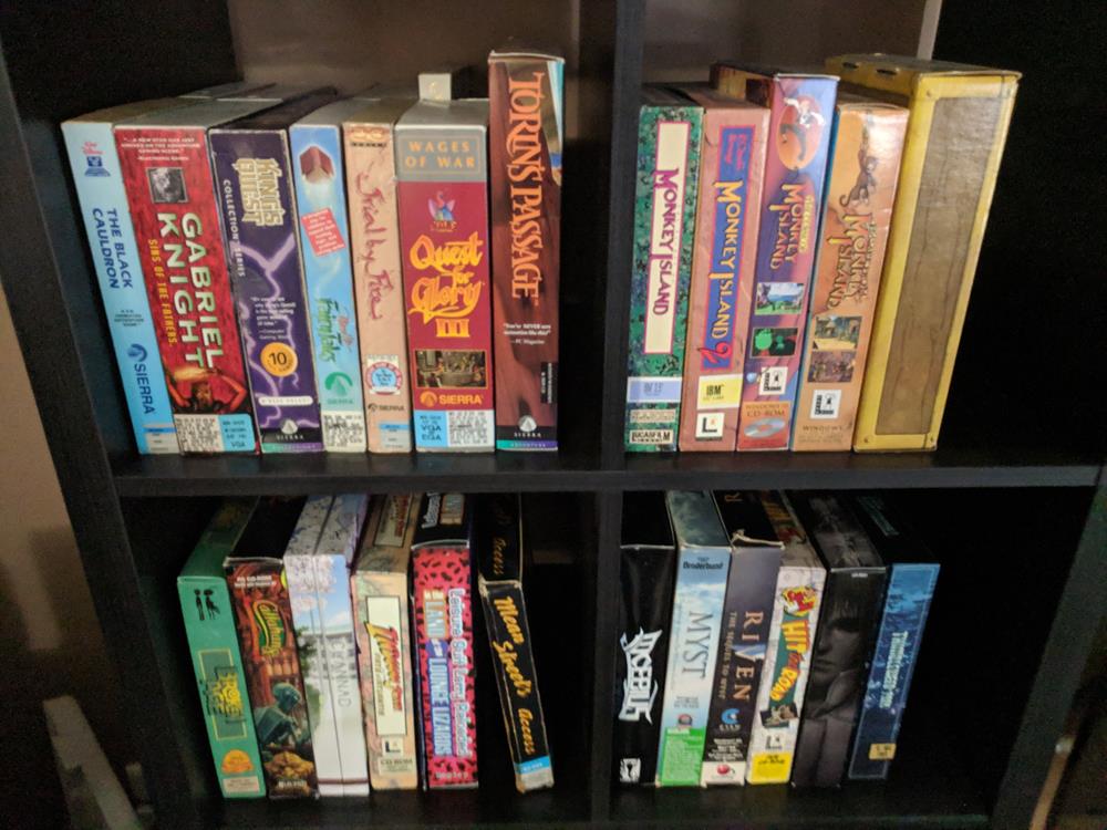 PC game boxes