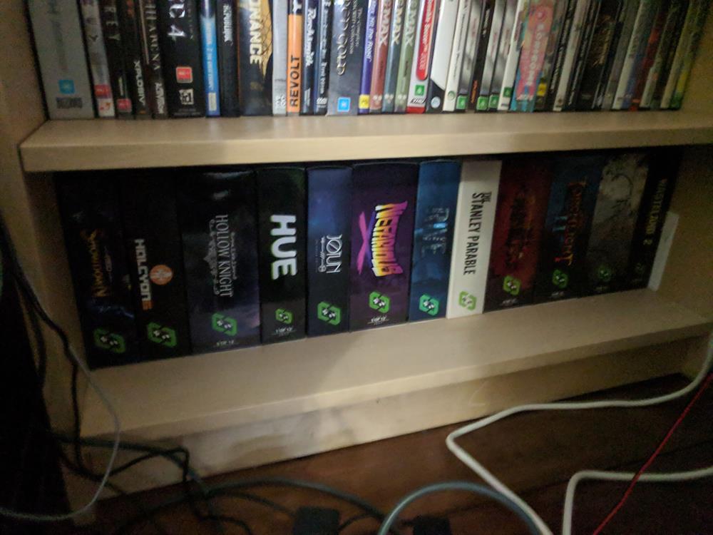 PC game boxes